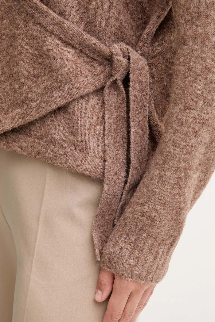 Gaudi cardigan din amestec de lână 521FD53010 maro