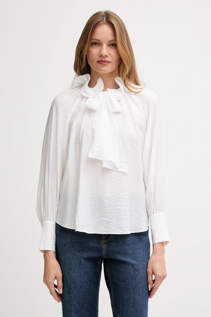 Blúzka Pedro del Hierro relaxed biela 6632948