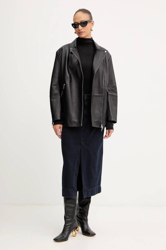 BOSS Orange Hosszú ujjú 50548098 fekete AW25