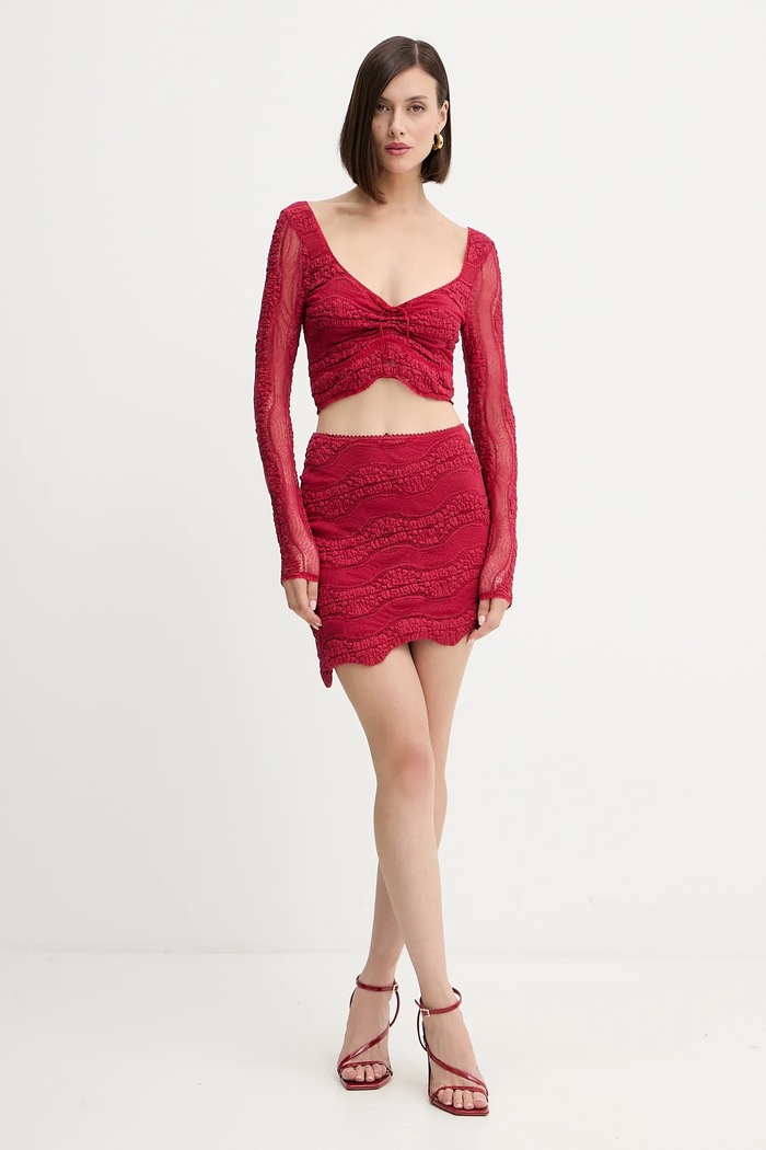 Блуза Charo Ruiz Ibiza 257101 червен AW25