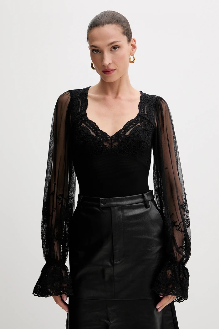 Bardot Bluzka czarny 60075TB