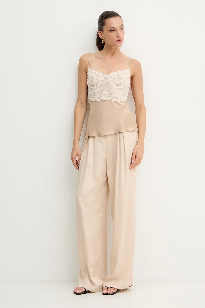 Топ Bardot 60131TB бежевий AW25