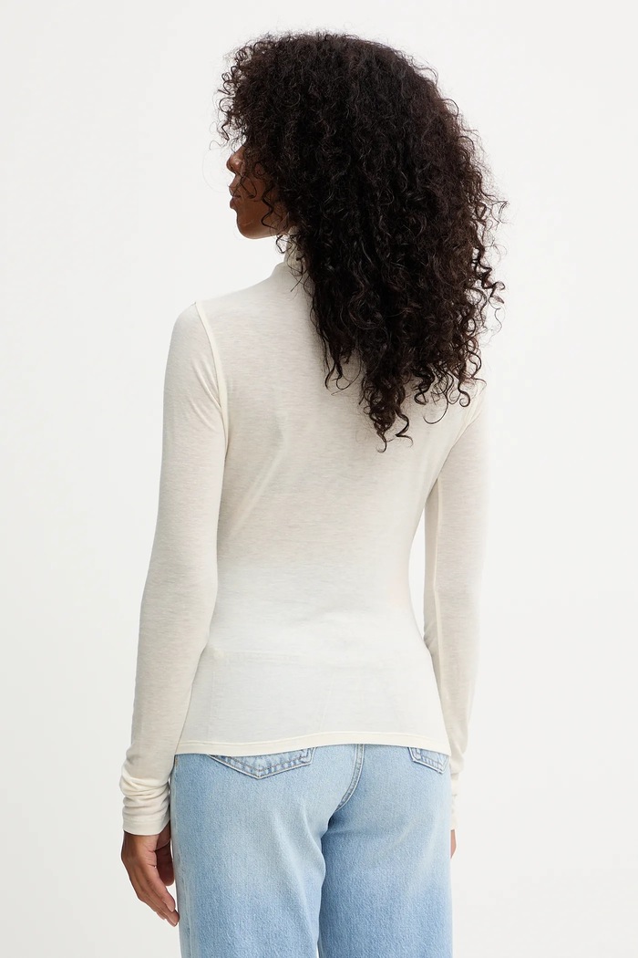 Îmbrăcăminte BOSS longsleeve din amestec de lână Elavu 50550639 bej