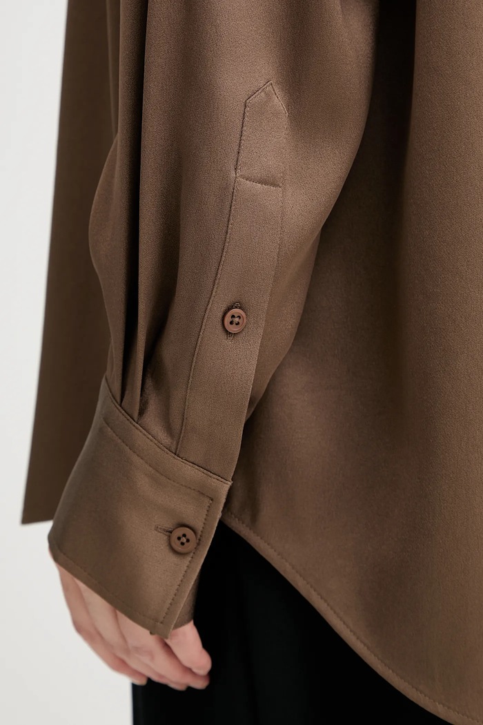 Košeľa Filippa K 31633.FK hnedá