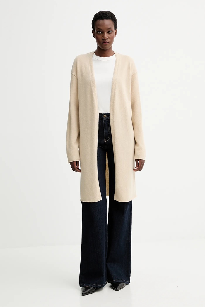 Filippa K cardigan din lână uni bej 31863.FK