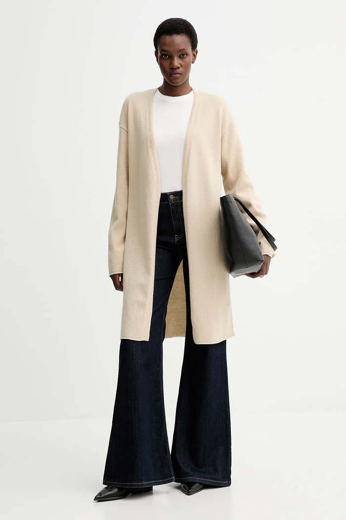 Filippa K cardigan din lână 31863.FK bej AW25