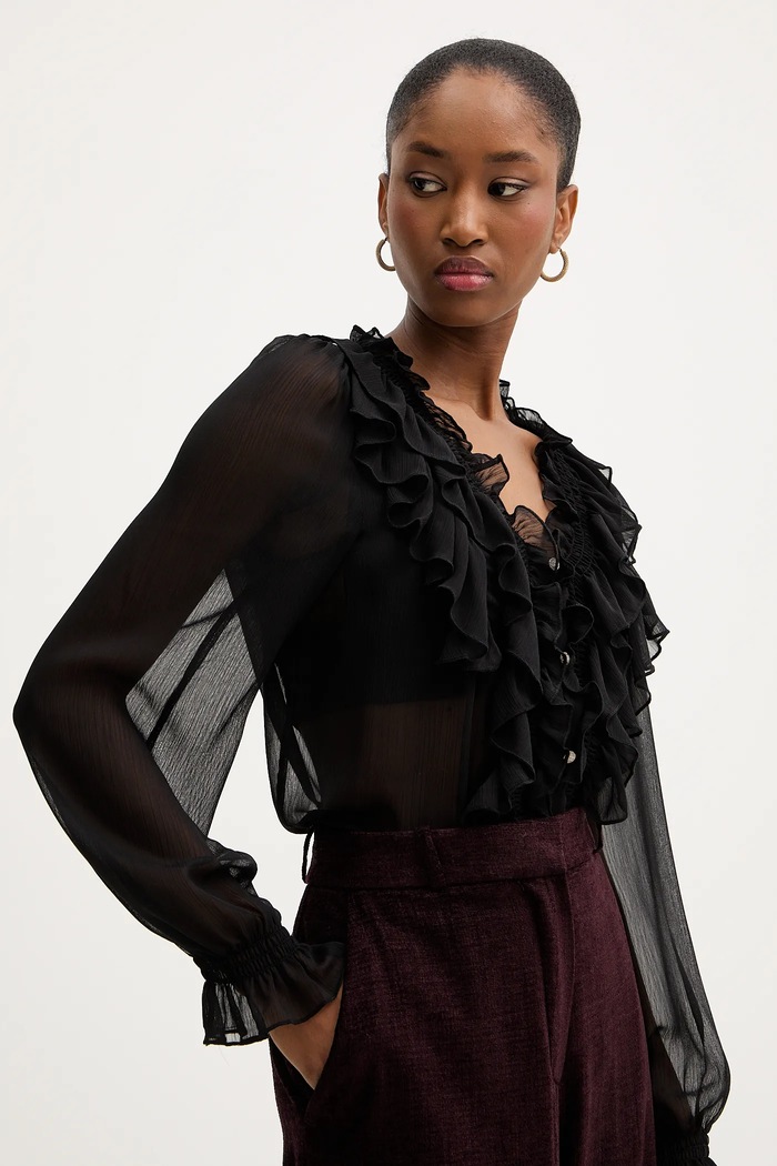 Morgan bluză negru CATHY