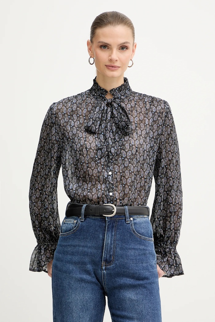 Morgan bluză cu modele albastru CONNY.F