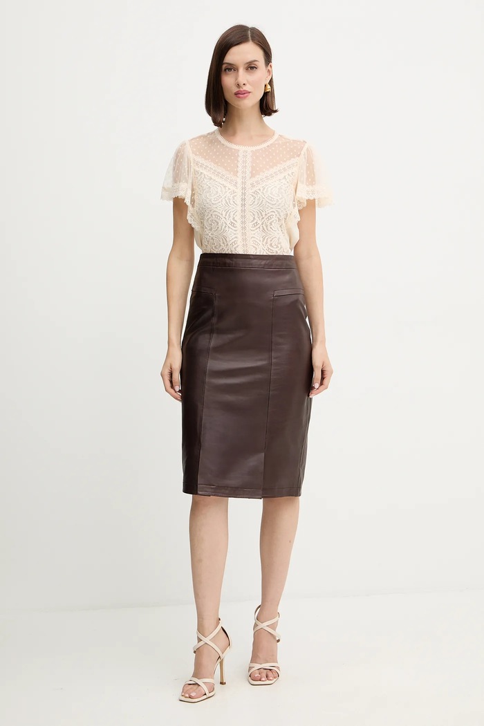 Morgan bluză DASHKA bej AW25