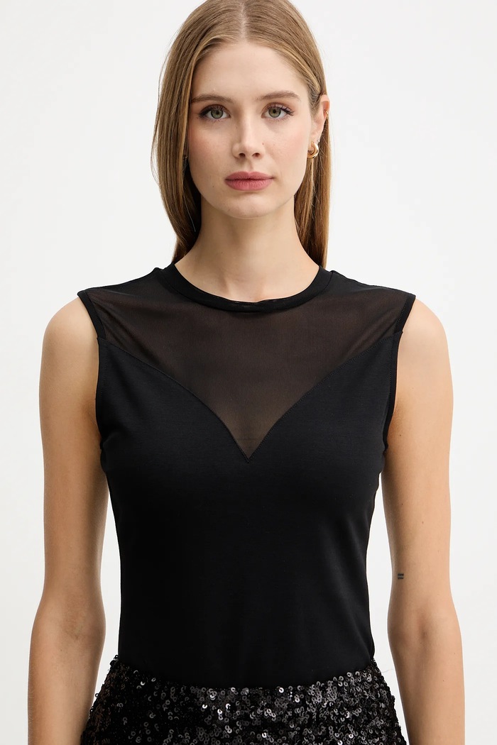 Morgan top negru DIMARA