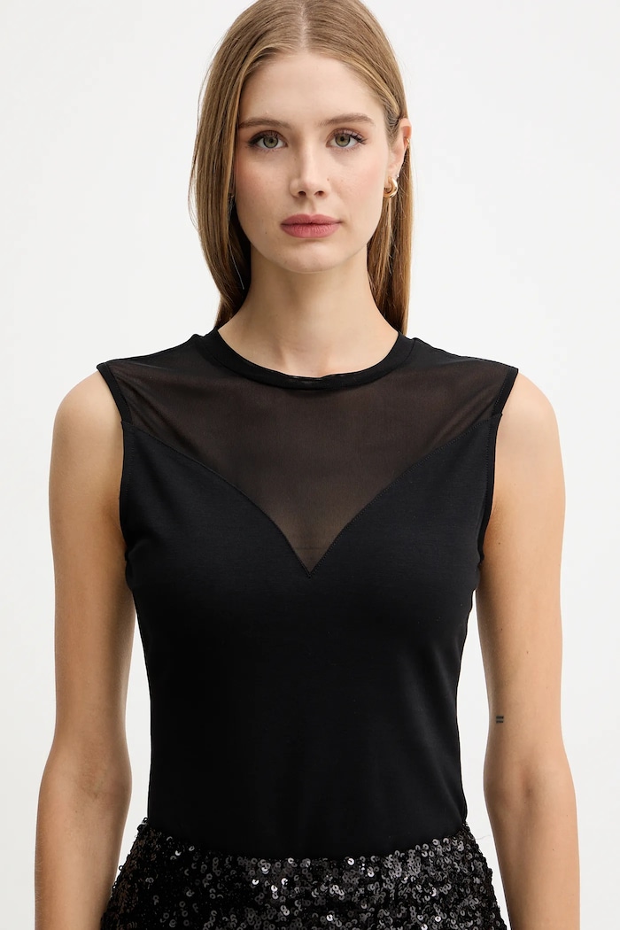 Morgan top negru DIMARA