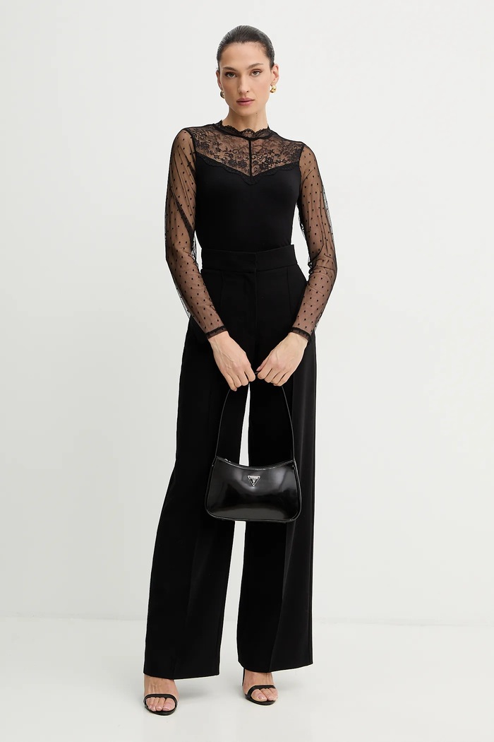 Morgan bluză TGLOW negru AW25