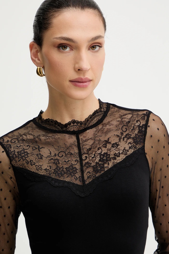 Morgan bluză negru TGLOW