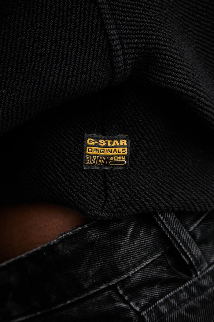Bavlněná mikina G-Star Multi pkt mix loose cropped D27168.E312 černá