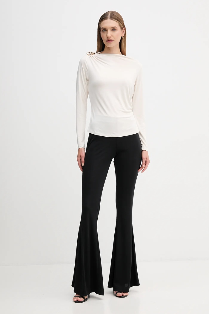 Tričko s dlhým rukávom Pedro del Hierro 8622514 béžová AW25