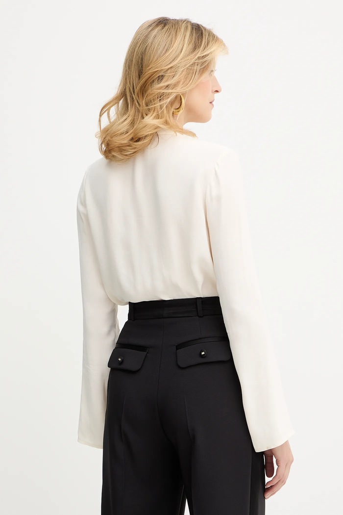 Îmbrăcăminte Elisabetta Franchi bluză CB00557E2 bej