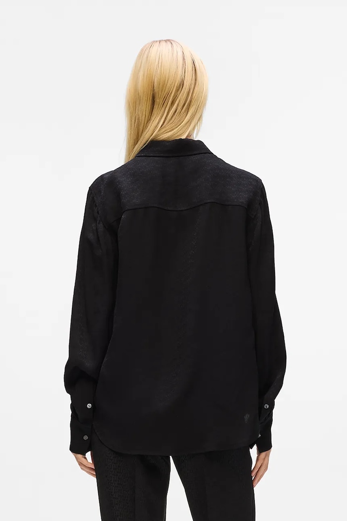 Blúzka Karl Lagerfeld A4W11012 čierna AW25