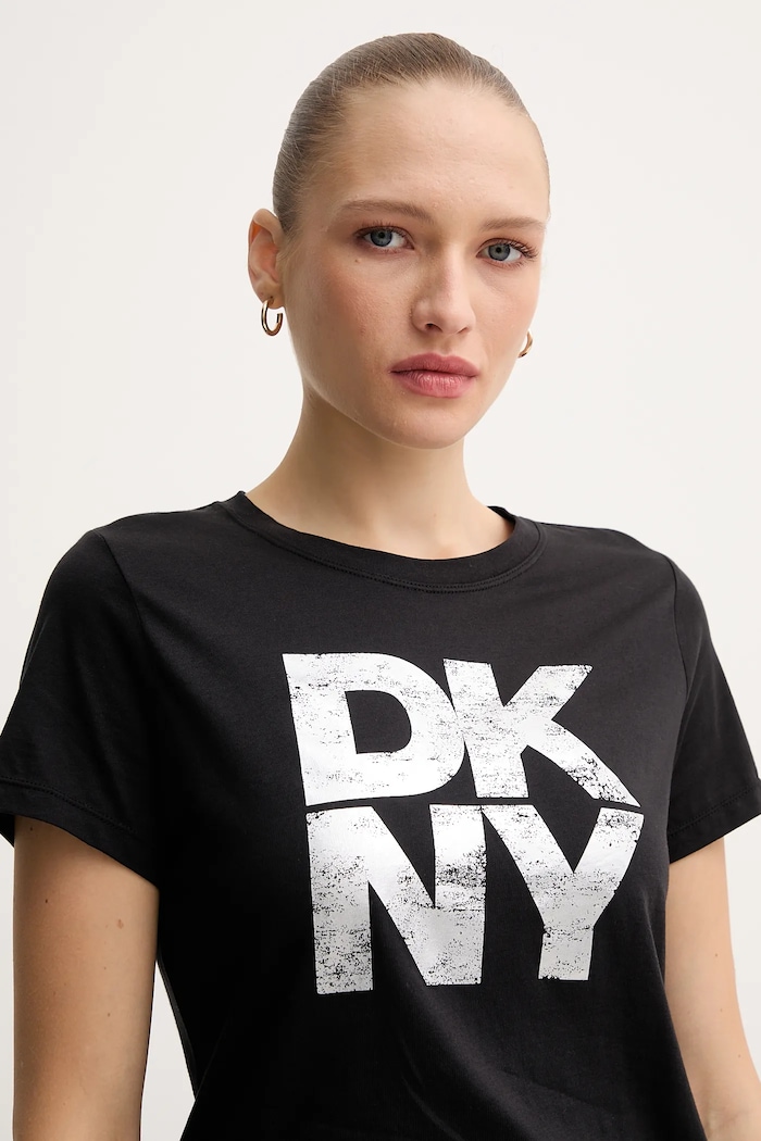 Dkny t-shirt czarny DJ5T1631