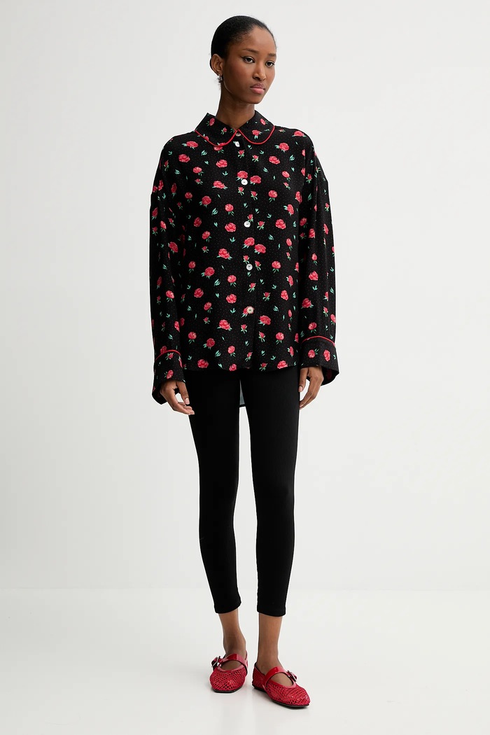 Košeľa The Sleeper PSSR03F021N čierna AW25