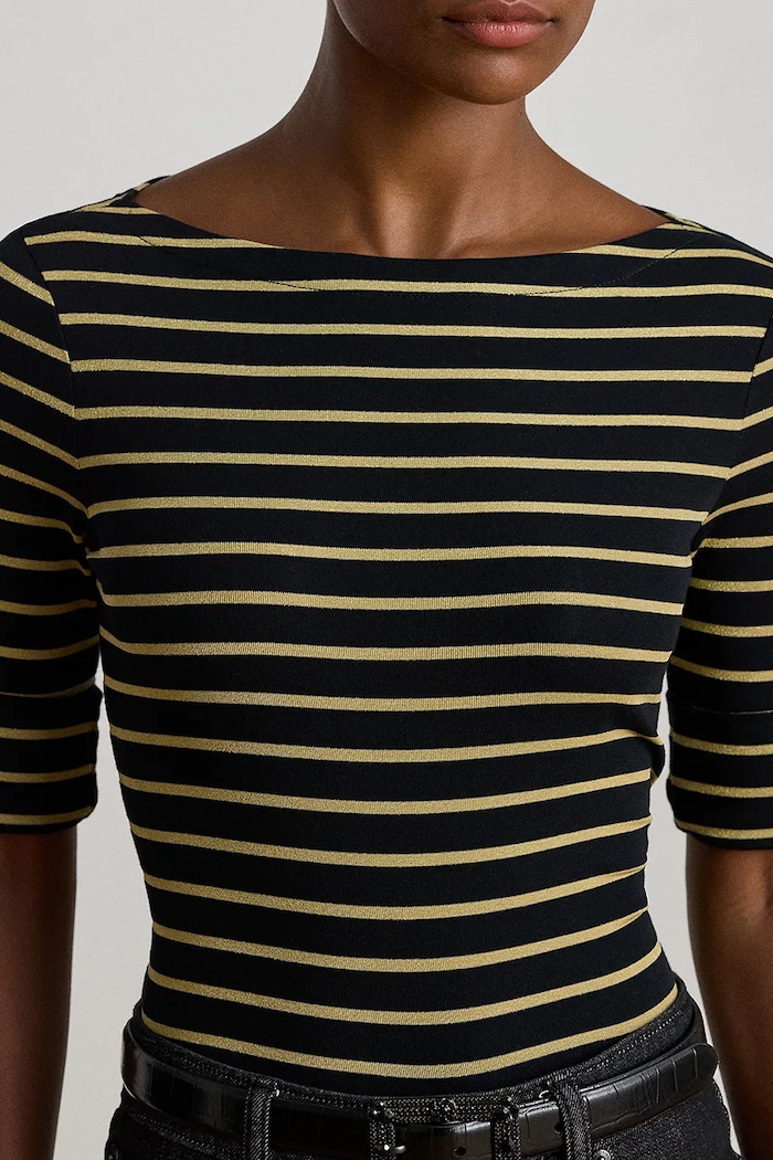 T-shirt Lauren Ralph Lauren 200980044 czarny