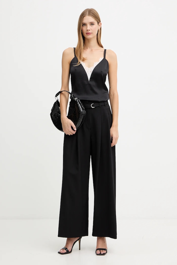 Morgan top OLAF fekete AW25