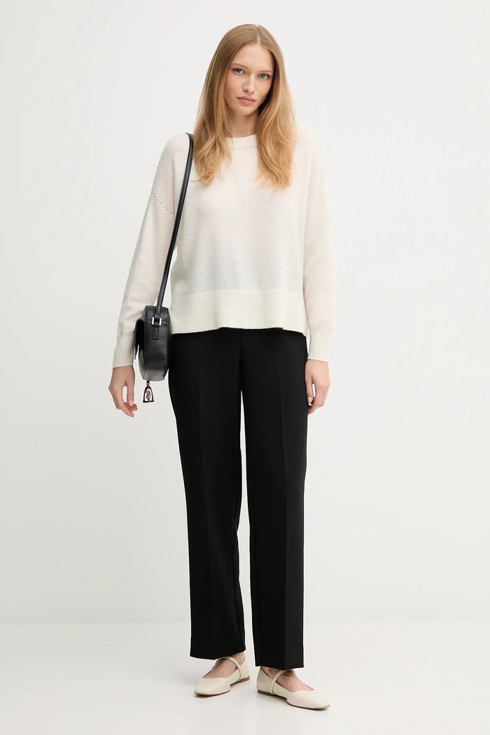 Πουλόβερ κασμίρ Joseph Ribkoff 253980 μπεζ AW25