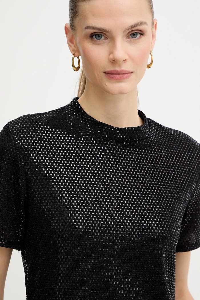Morgan tricou negru DOLIVIA