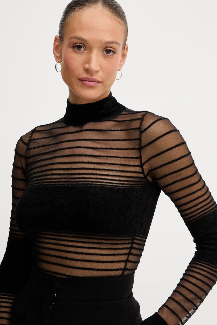 Μπλουζάκι Retrofete Katrine μαύρο R.FW25.12072.12