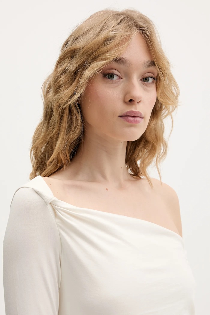 Blúzka Abercrombie & Fitch béžová KI139.5885.178