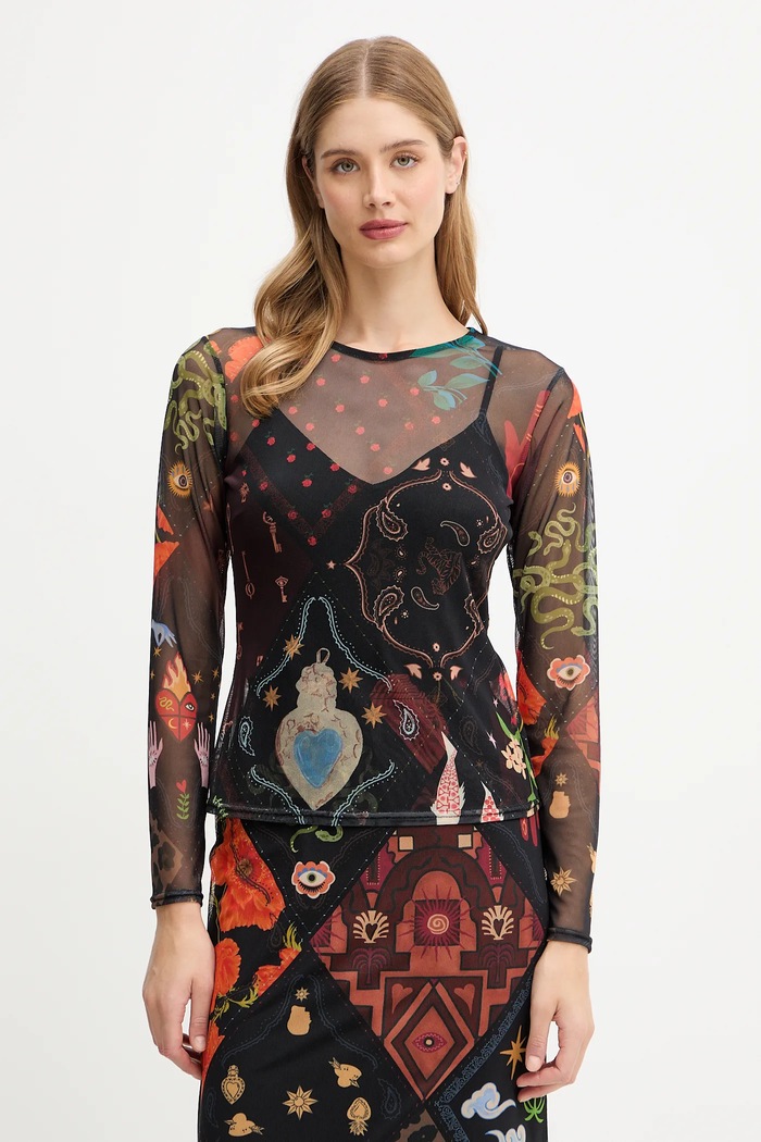 Never Fully Dressed Longsleeve negru NFDTO1941