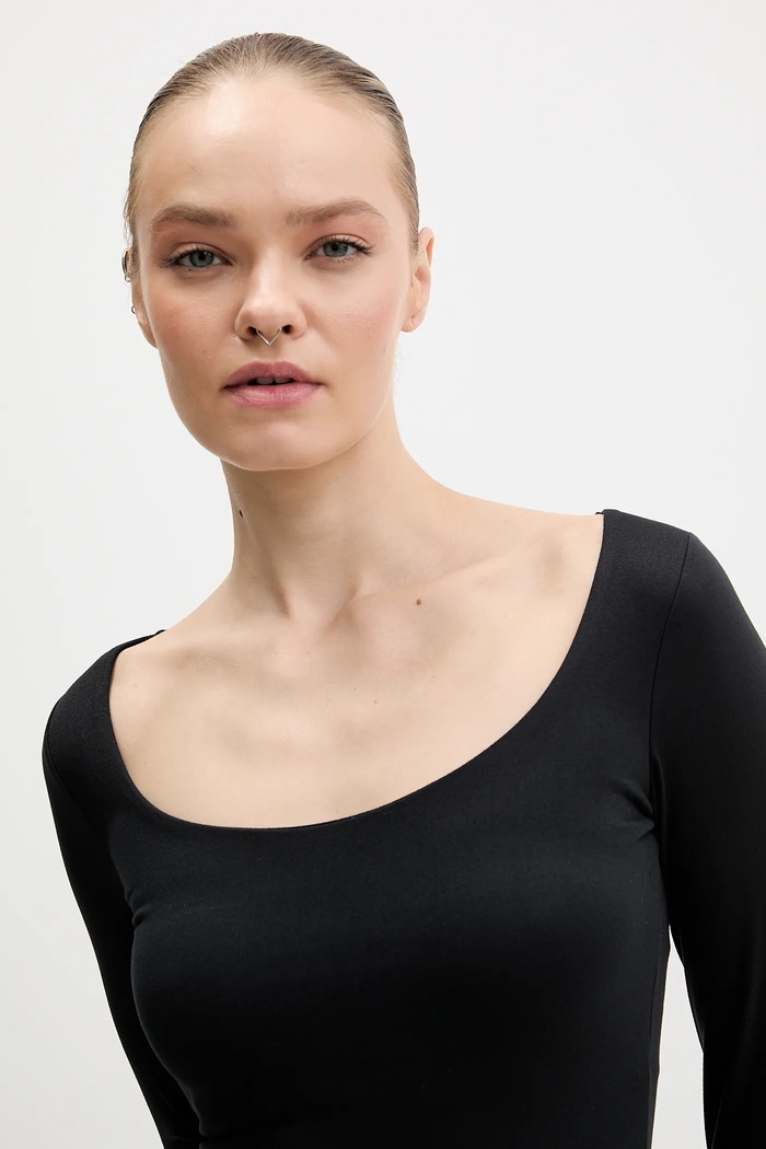 Μακρυμάνικο Hollister Co. μαύρο KI339.5285.900