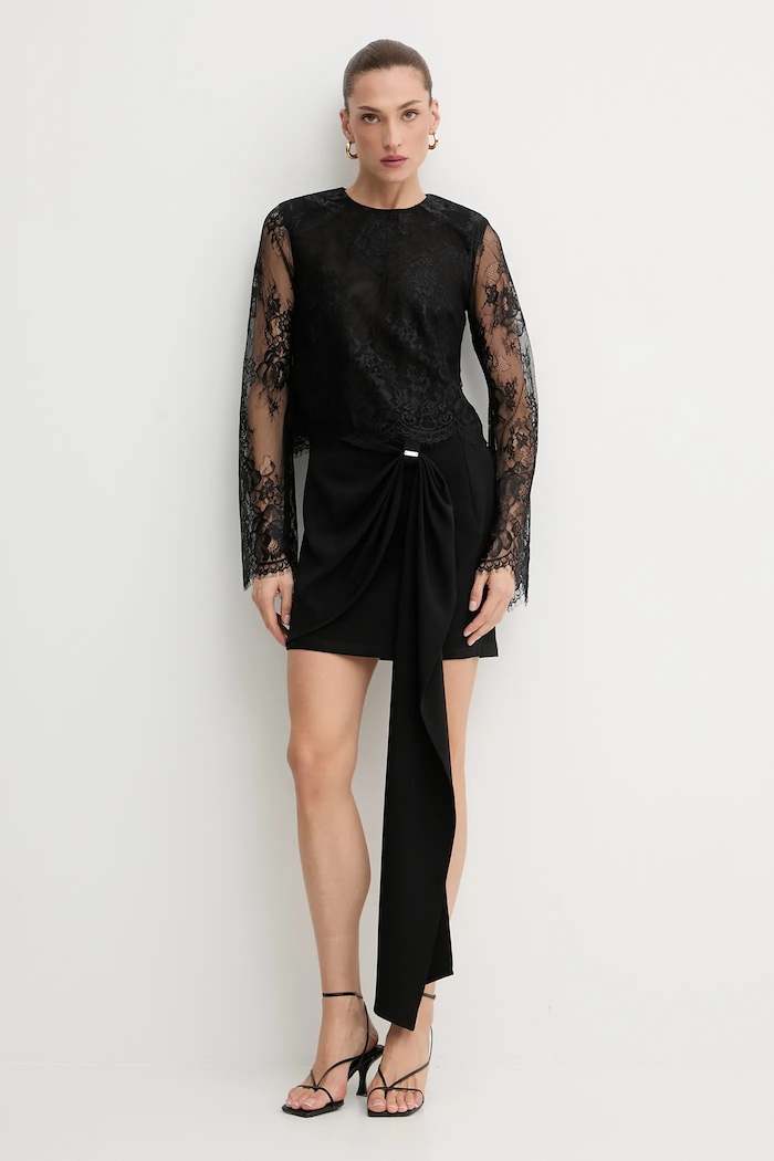 Blúzka Bardot 60127TB čierna AW25