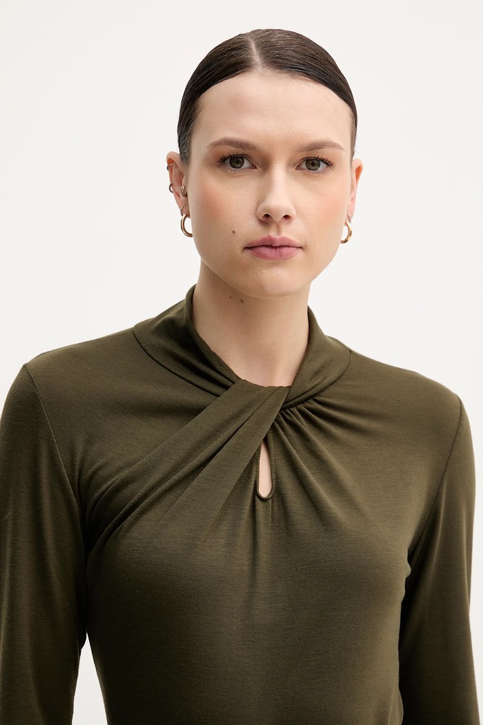 Sandro Ferrone longsleeve verde S98YBFSENSO