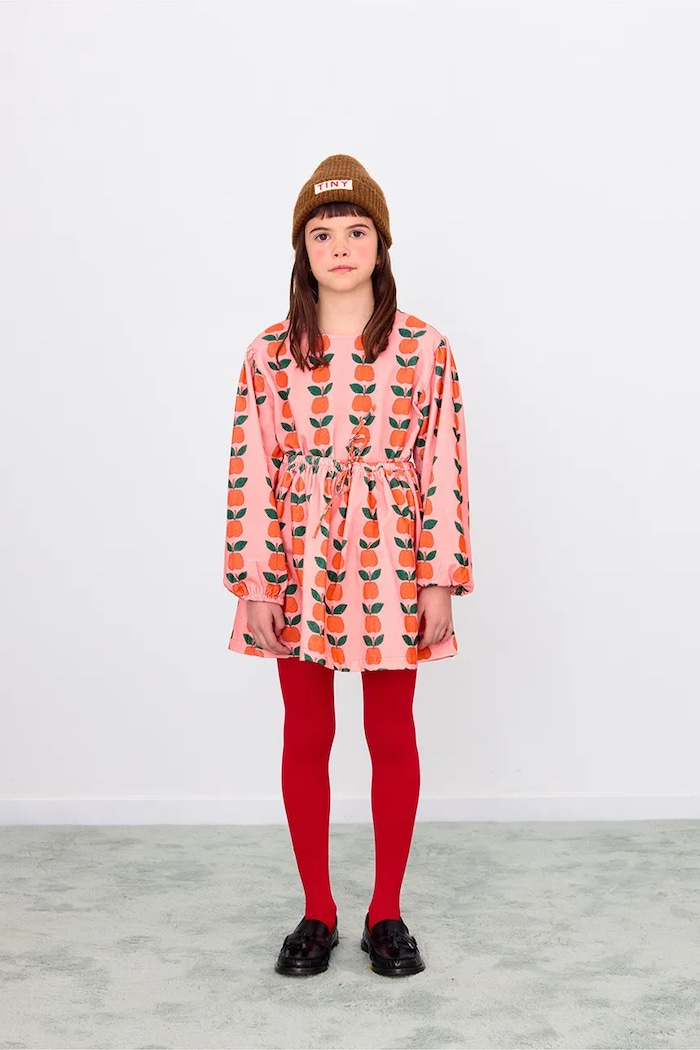 Detská blúzka Tinycottons APPLES BLOUSE ružová AW25.383