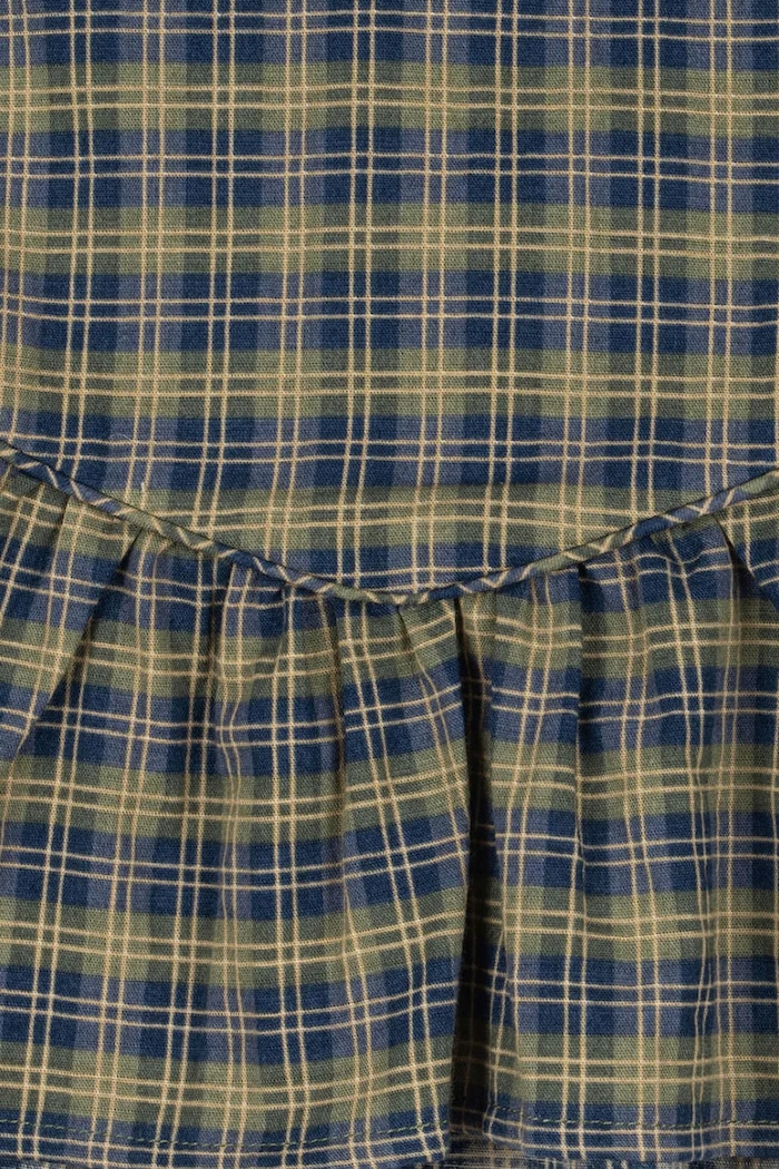 Konges Sløjd bluzka dziecięca TERRE BLOUSE GOTS KS104011.9BYA turkusowy