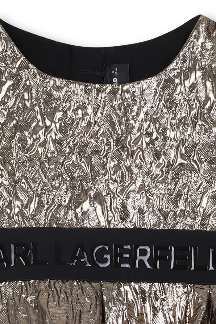 Dětská halenka Karl Lagerfeld zlatá Z30588.114.150