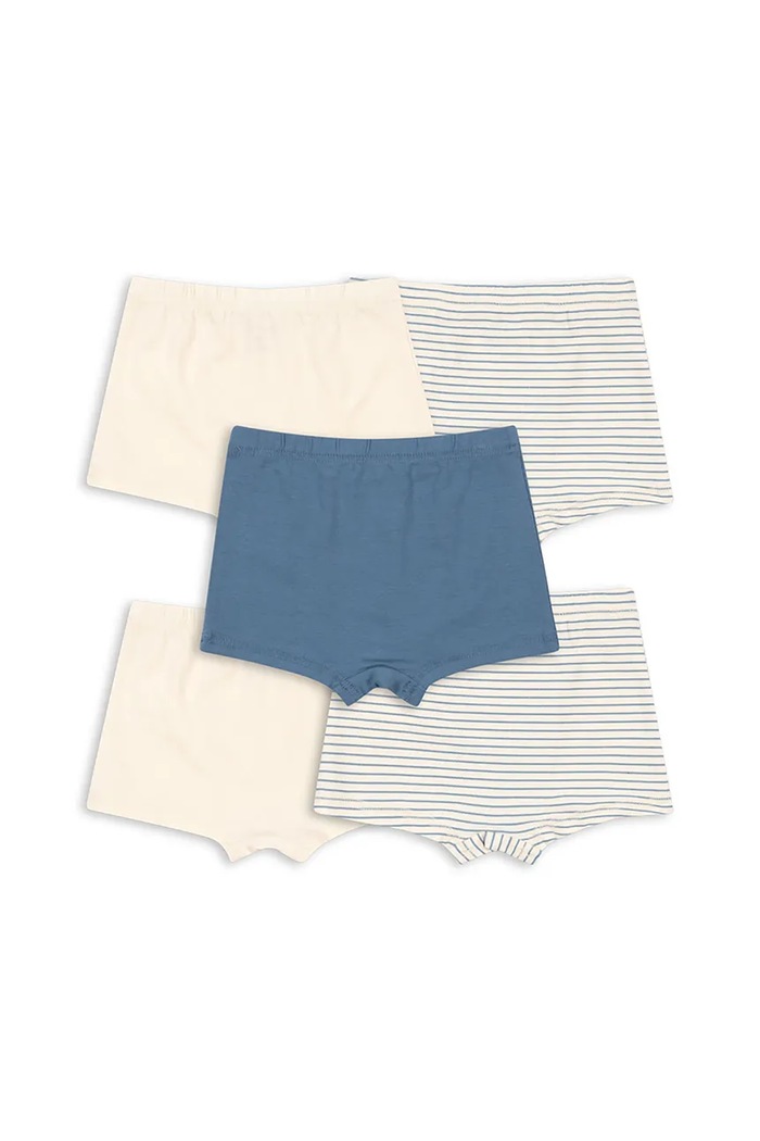Konges Sløjd boxeri copii BASIC 5 PACK BOY BOXERS GOTS 5-pack KS103698.9BYA bej AW25