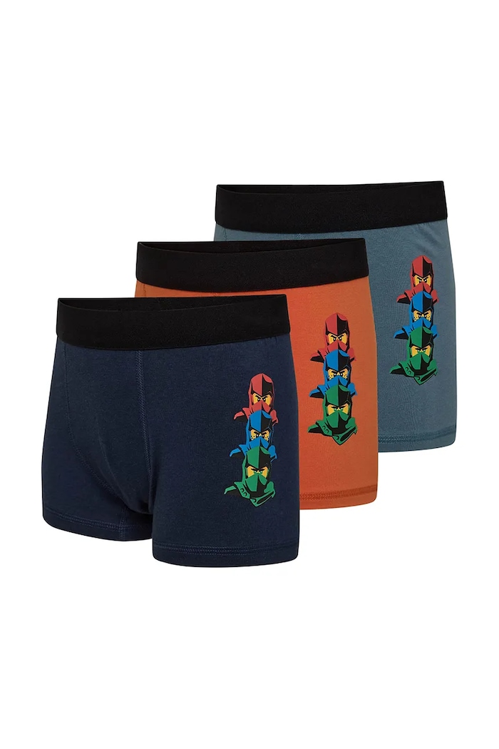 Detské boxerky Lego LWAGAN 703 3-pak slipy viacfarebná 11010940