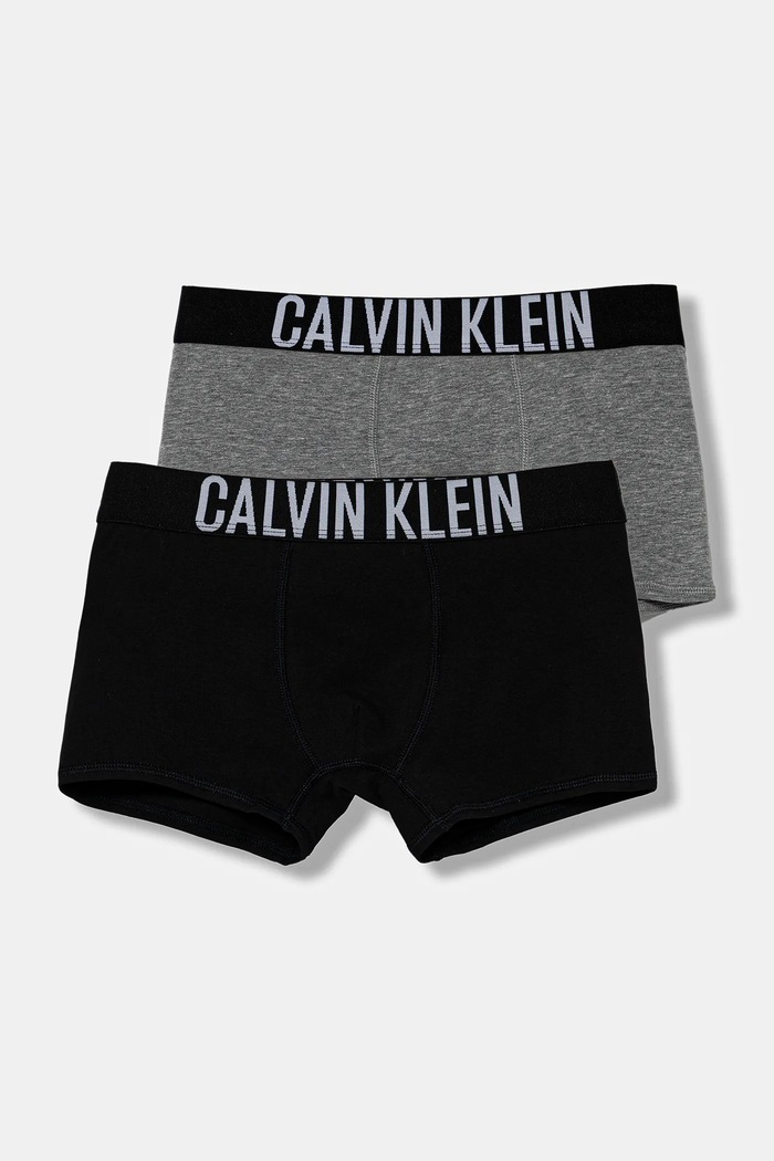 Dětské boxerky Calvin Klein Underwear 2-pack přiléhavé boxerky šedá B70B700509.9BYA
