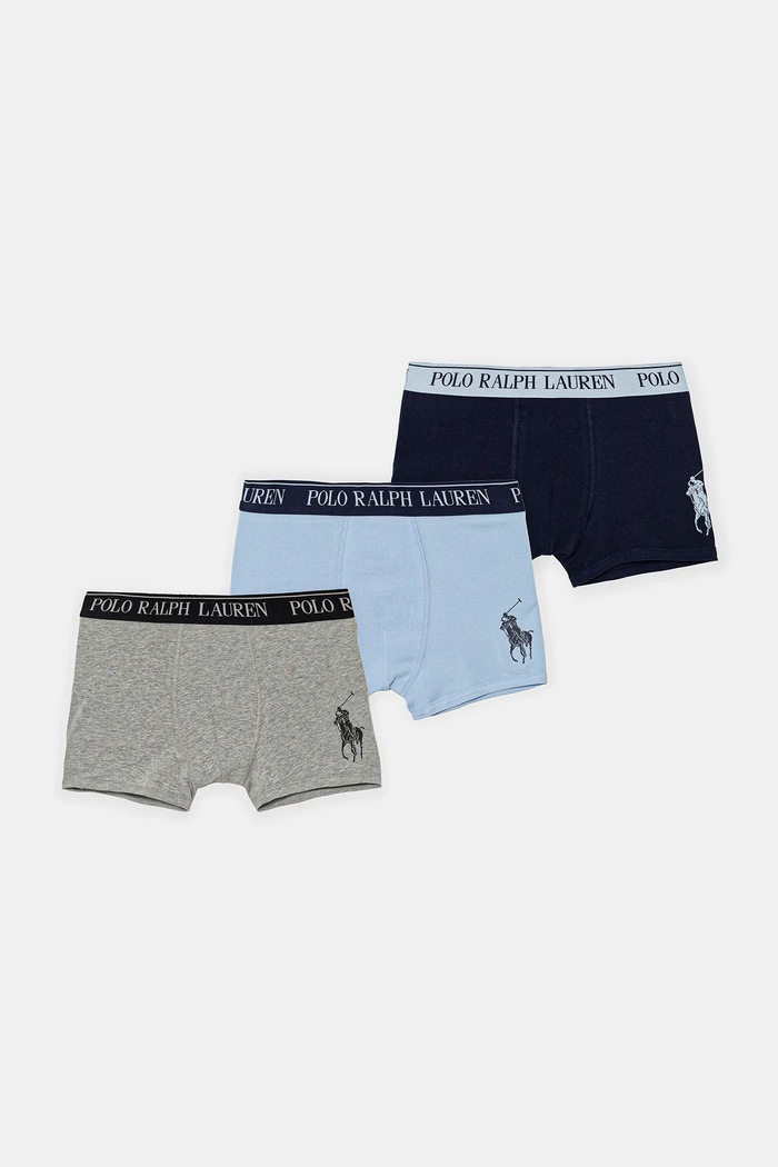 Polo Ralph Lauren boxeri copii 3-pack boxeri albastru 9P5037