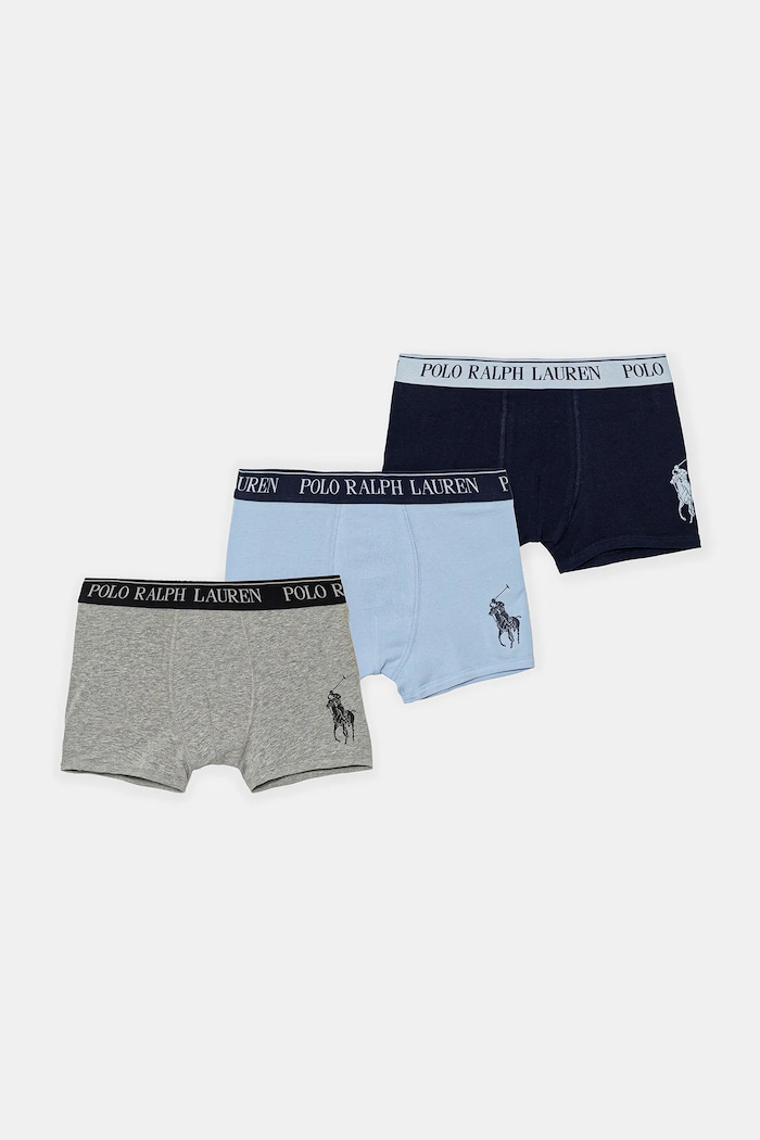 Polo Ralph Lauren boxeri copii 3-pack boxeri albastru 9P5037