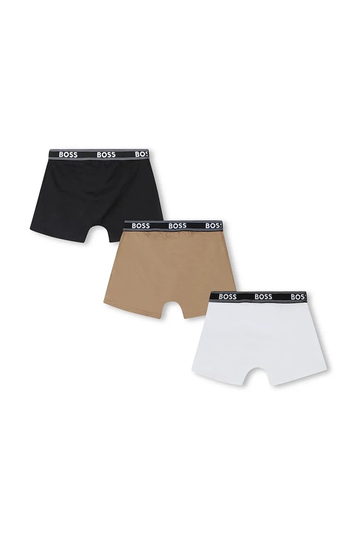 BOSS Boxeri copii 3-pack J52651.102.150 alb AW25