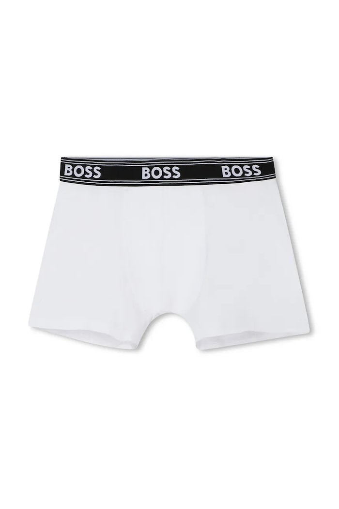 Băieți BOSS Boxeri copii 3-pack J52651.102.150 alb