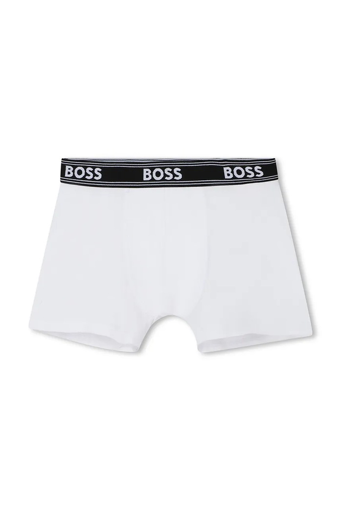 Băieți BOSS Boxeri copii 3-pack J52651.162.174 alb