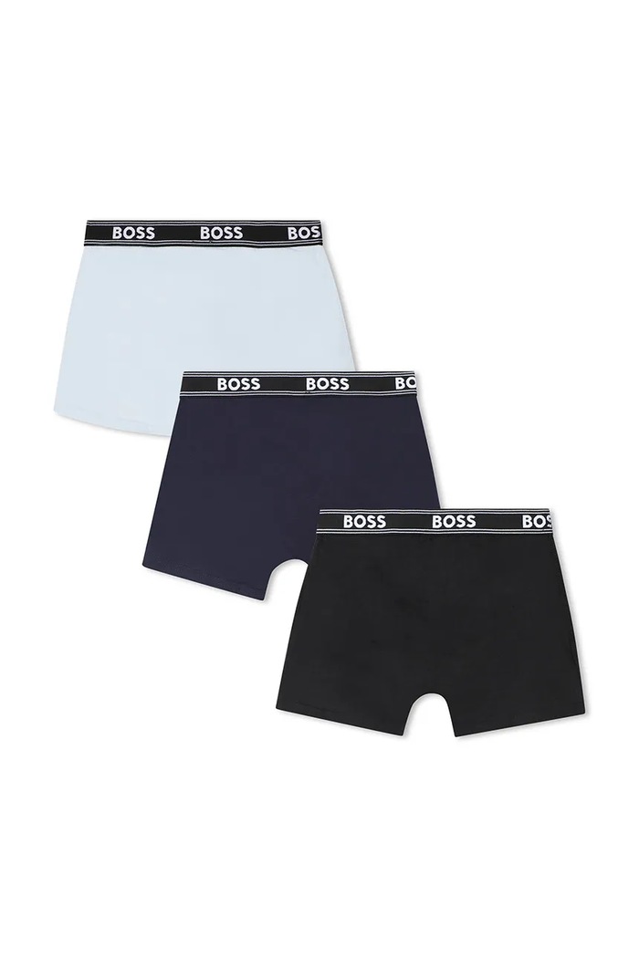 BOSS Boxeri copii 3-pack J52651.162.174 negru AW25