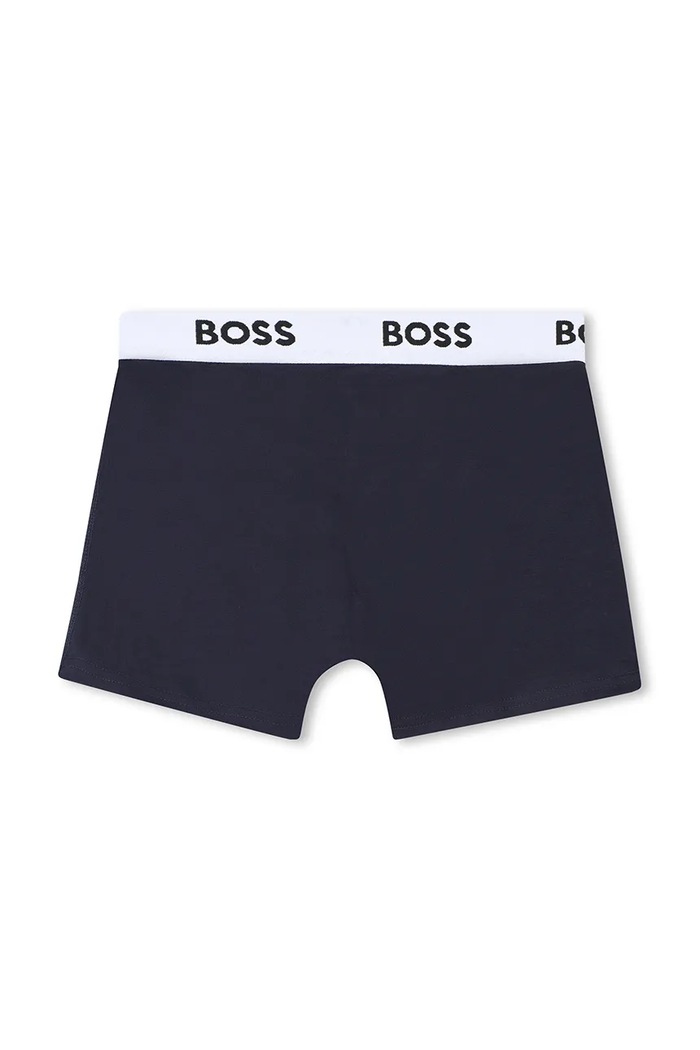 Dětské boxerky BOSS 3-pack námořnická modř J52663.102.150