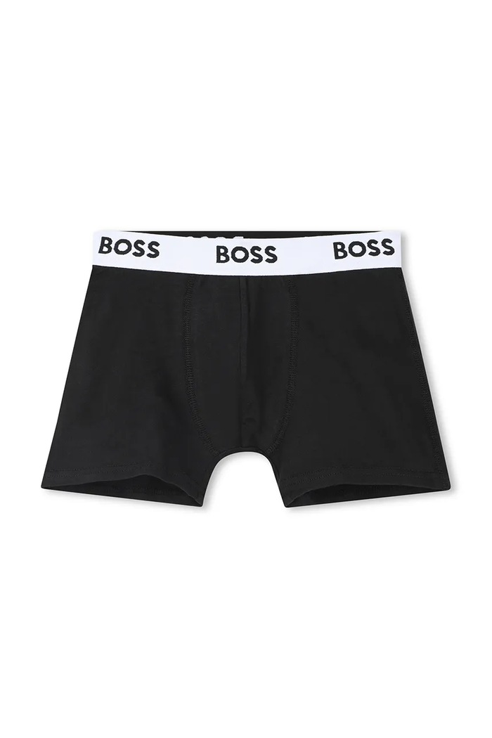 Chłopiec BOSS bokserki dziecięce 3-pack J52663.102.150 czarny