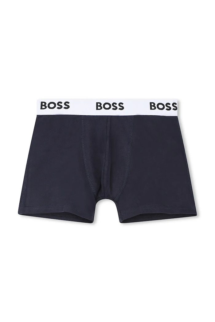 Chlapec Detské boxerky BOSS J52663.162.174 tmavomodrá