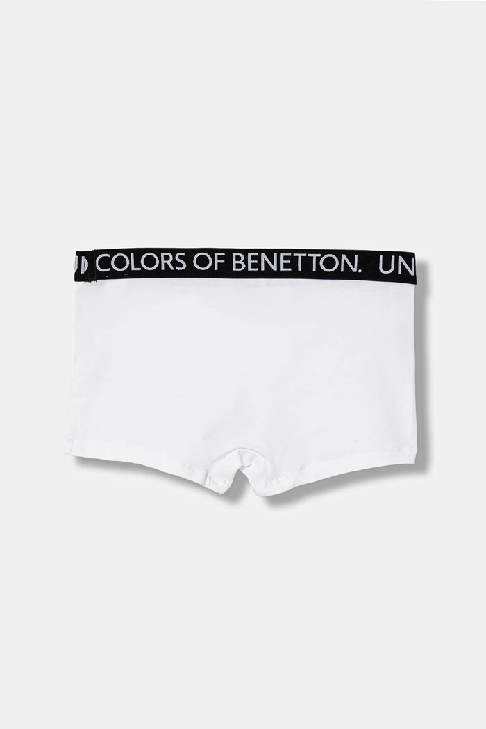 Detské boxerky United Colors of Benetton 2-pak 3OP80X230.G.Reprop.9BYA biela AW25