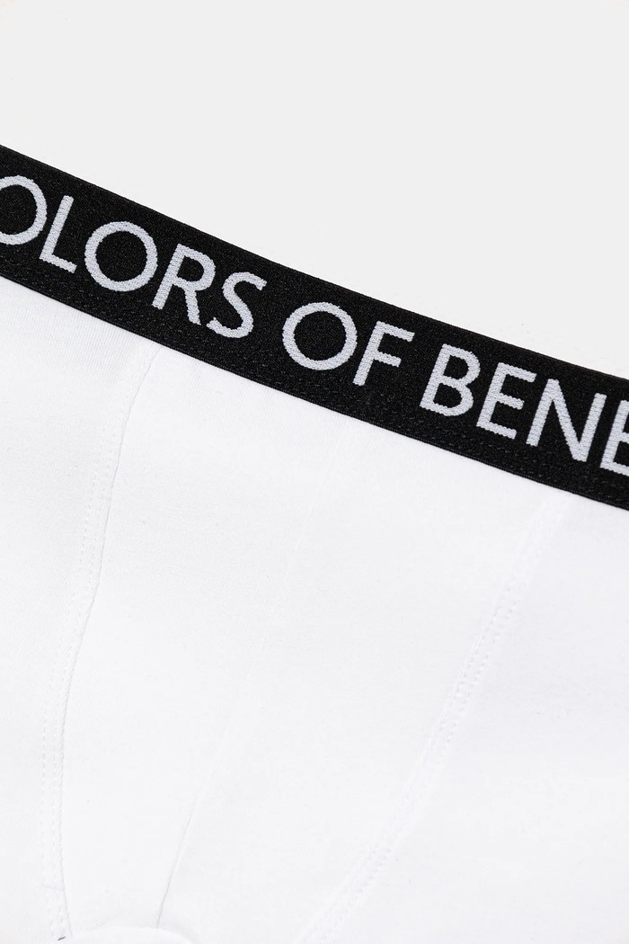 Chlapec Detské boxerky United Colors of Benetton 2-pak 3OP80X230.G.Reprop.9BYA biela